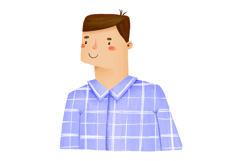 Father Day Clipart Hand Drawn Digital Illustration Product Image 2
