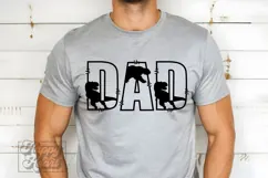 Dad Dinosaur SVG - Dinosaur Birthday PNG - Daddy Saurus Product Image 4