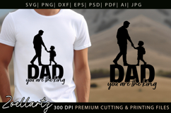 Fathers Day SVG for Cricut Papa Daddy Dad T-shirt Mug Design Product Image 9