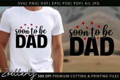 Fathers Day SVG Cut File Dad Daddy Papa SVG Dad T-shirt Mug Product Image 3