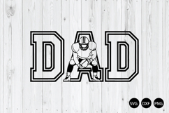 Football Dad SVG, Football SVG, Sport Dad SVG Product Image 1