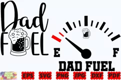 Dad Fuel SVG | Funny Dad SVG | Dad SVG | Beer SVG | Beer Dad Product Image 3