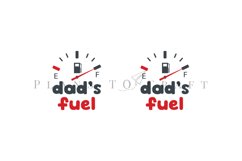 dad fuel fathers day coffee mug sublimation wrap glass mug wrap svg presized for 11oz and 15oz glass ready to cut and sublimation files