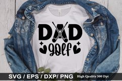 Dad golf SVG - Father&#039;s Day Design Product Image 1