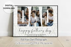 Happy Father's Day DAD You are the World Photograph Template Product Image 1