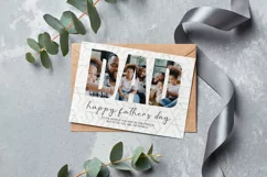 Happy Father's Day DAD You are the World Photograph Template Product Image 3