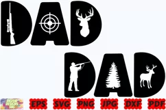 Dad Hunting SVG | Dad SVG | Hunting SVG | Hunting Life SVG Product Image 3