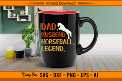 Dad Husband Horseball Legend Equestrian SVG Product Image 3