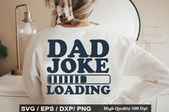 Dad joke loading SVG - Retro Father's Day Design Product Image 1