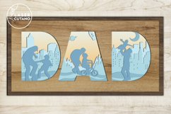 Fathers Day Multilayer Cut Files for Laser Cut Wood, DAD Product Image 3