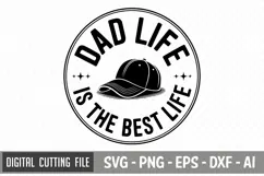Dad Life is the Best Life | Father's day SVG | Dad SVG Product Image 3