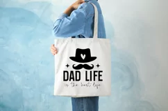 Dad Life Is The Best Life SVG, Father's Day SVG Design Product Image 2