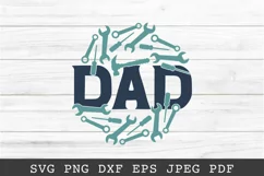 Father's Day Dad Garage Sign, Mechanic Shirt SVG Cut File