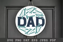 Father's Day Dad Garage Sign SVG Cut File