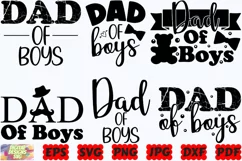 Dad Of Boys SVG | Dad SVG | Boys SVG | Father SVG |Daddy SVG Product Image 2