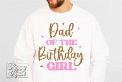 Dad Of The Birthday Girl SVG PNG - First Birthday Girl Shirt Product Image 1