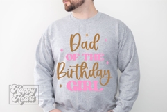 Dad Of The Birthday Girl SVG PNG - First Birthday Girl Shirt Product Image 5