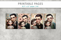 dad and daughter printable pages Product Image 2