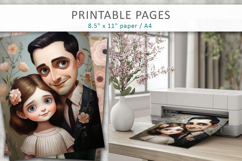 dad and daughter printable pages Product Image 4