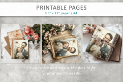 dad and child illustration, dad printable pages Product Image 7