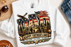 Dad PNG, Patriotic American Flag Design Product Image 2
