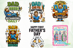 Dad Quotes Png Bundle Sublimation Product Image 3