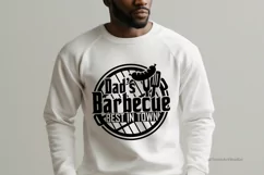 Dad's Barbecue Best In Town Svg, Father's Day Svg, Grill Svg Product Image 3