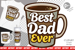 Dad’s Coffee Mug Clipart Product Image 1