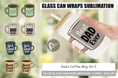 Glass Can Dad’s Coffee Mug Product Image 1