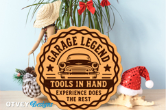 Dad's Garage SVG | Funny Dad Workshop Sign | Laser Cut Door Product Image 3