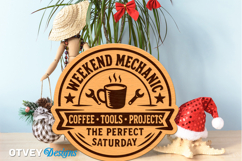 Dad's Garage SVG | Funny Dad Workshop Sign | Laser Cut Door Product Image 1