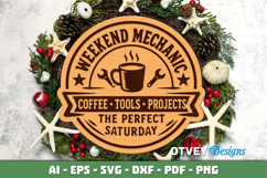 Dad's Garage SVG | Funny Dad Workshop Sign | Laser Cut Door Product Image 2
