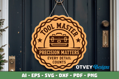 Dad's Garage SVG | Funny Dad Workshop Sign | Laser Cut Door Product Image 3