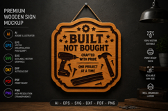 Dad's Garage Signs Workshop Quotes Laser Cut Product Image 1