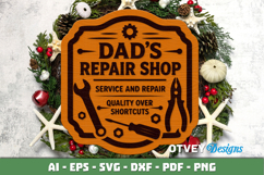 Dad's Garage Signs Workshop Quotes Laser Cut Product Image 4
