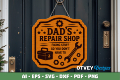 Dad's Garage Signs Workshop Quotes Laser Cut Product Image 3