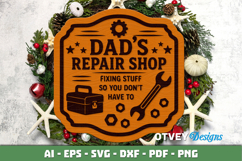 Dad's Garage Signs Workshop Quotes Laser Cut Product Image 4