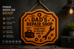 Dad's Garage Signs Workshop Quotes Laser Cut BUNDLES Product Image 13