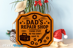 Dad's Garage Signs Workshop Quotes Laser Cut Product Image 2