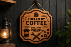 Dad's Garage Signs Workshop Quotes Laser Cut Product Image 2
