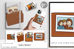 Digital Paper Dad’s Wallet Product Image 1