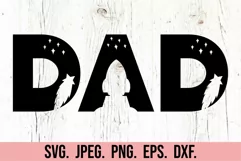 Dad Space Birthday SVG - 1st Birthday Boy Shirt SVG Product Image 1
