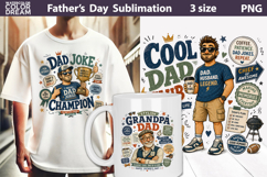 Funny Dad Sublimation Bundle | Father’s Day Shirt Product Image 4
