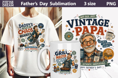 Funny Dad Sublimation Bundle | Father’s Day Shirt Product Image 6