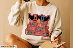 The Man the Myth the Legend SVG PNG T-shirt Design Product Image 3
