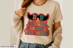 The Man the Myth the Legend SVG PNG T-shirt Design Product Image 4
