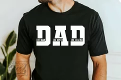 Dad The Man The Myth The Legend SVG - Fathers Day PNG Product Image 5
