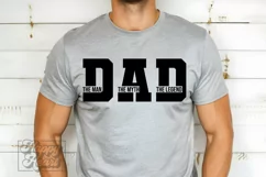 Dad The Man The Myth The Legend SVG - Fathers Day PNG Product Image 6