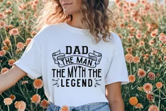 Dad The Man The Myth The SVG, Father's Day SVG Design Product Image 2