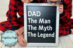 Dad The Man The Myth The Legend SVG Product Image 1